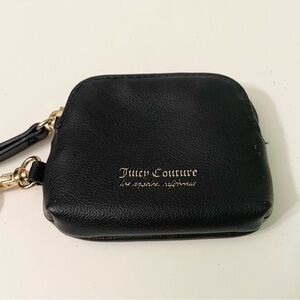 Juicy Couture Black Pouch Coin Purse